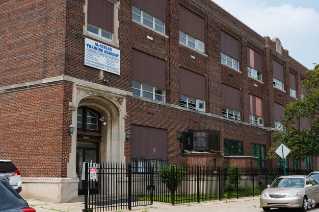 Al Ikhlas Training Academy front entrance in Hamtramck.