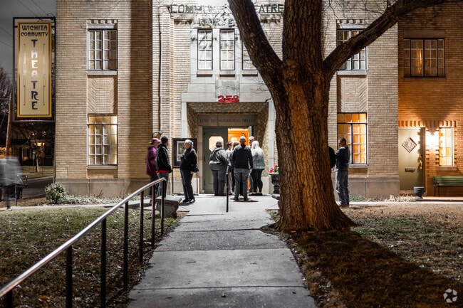 Wichita Community Theater is another popular venue to enjoy a late night show in College Hill.