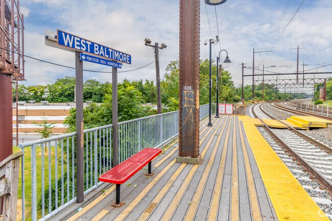 The West Baltimore MARC Station in Lexington provides residents easy access to a transit hub.
