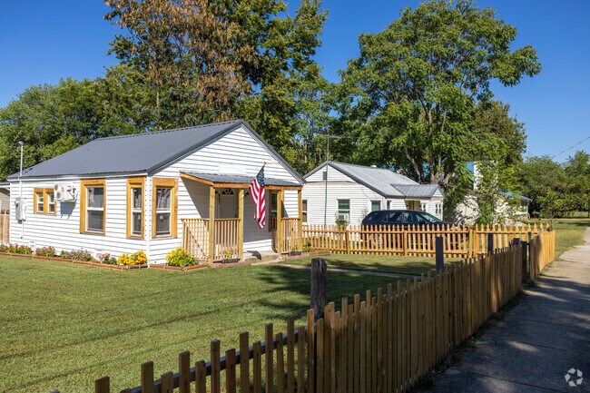 Fenced, neatly-landscaped yards can be found alongside well-kept homes in Buffalo.