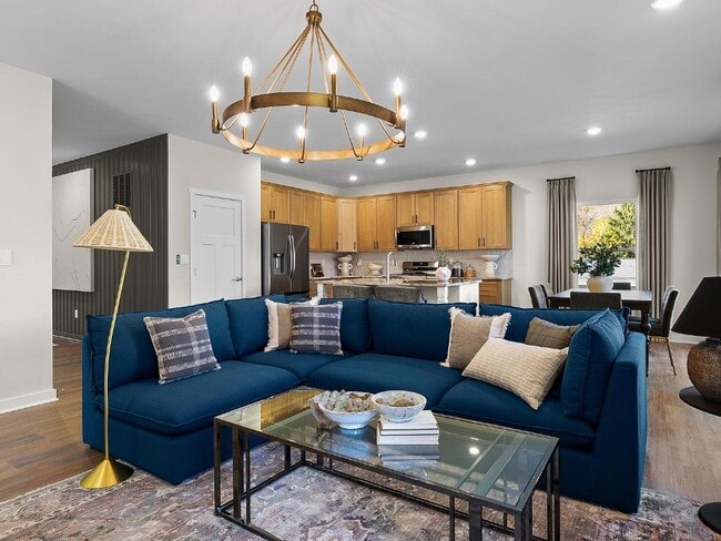 Simplistic designs with open floor plans and space in the right places.