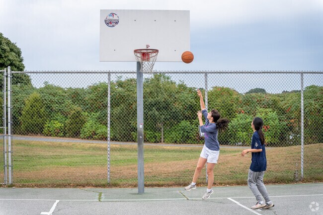 Gano Street Park is the perfect spot to shoot hoops and stay active, Fox Point, RI.