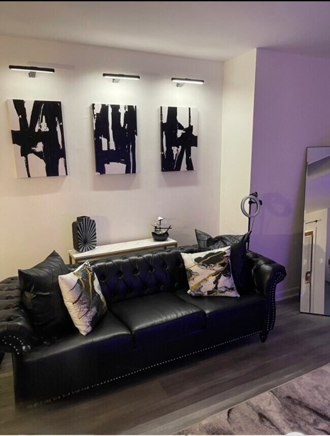 Living Room (Unit is available fully furnished with similar decor)