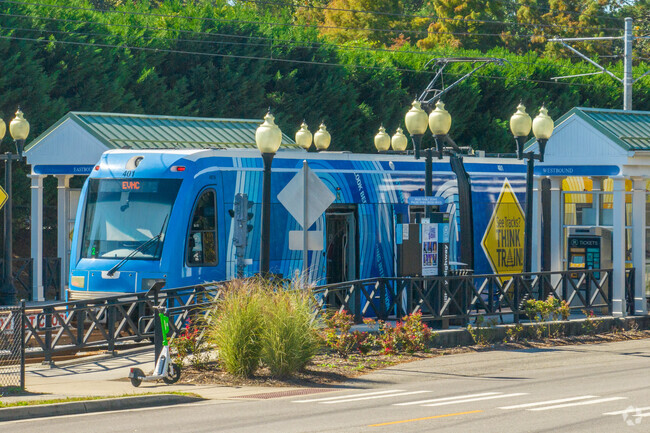 The Tide train is south of Crown Point and is a great way for residents to get around Norfolk.