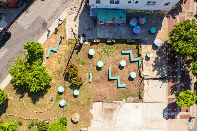 The Waverly Commons in Abell is an outdoor event and community gathering space.