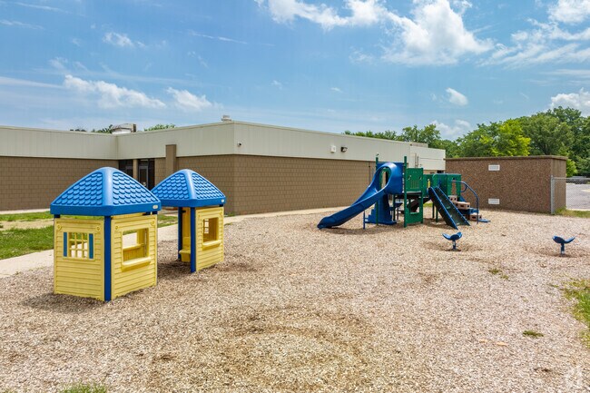 Hunter Elementary School kindergarten playground in the city of Trenton.