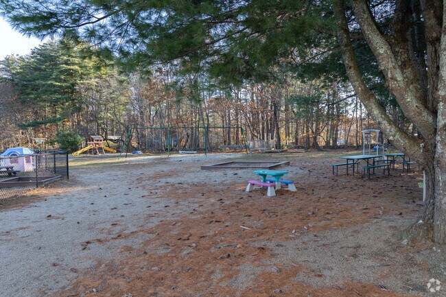 Rye Country Day School has a spacious playground.