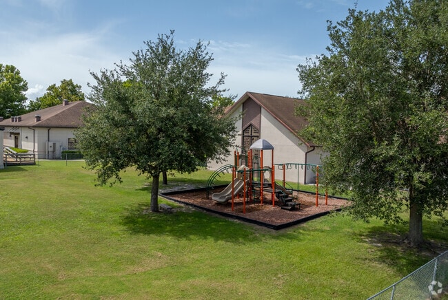 Peace Lutheran School has a play area for its younger students.
