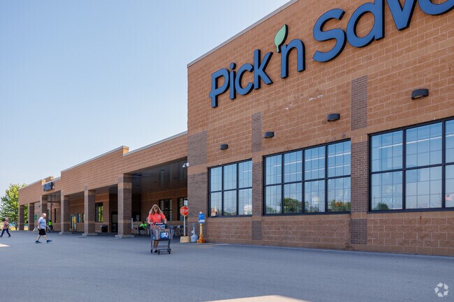 Huntley Houses residents can easily drive to Pick 'n Save for groceries.