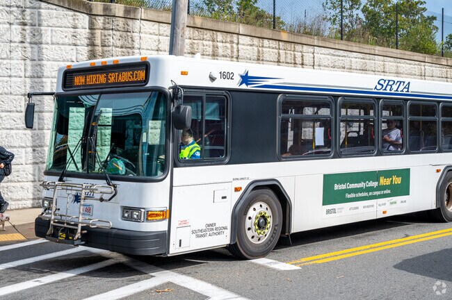 The New Bedford transit system makes it easy to move around Riverside Park.