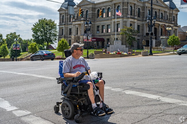 Cadiz centers around the historic Harrison County Courthouse.