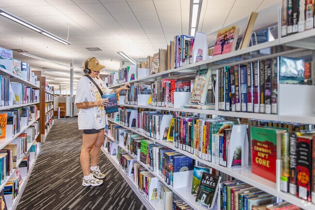 At the local Douglas County Library, Stroh Ranch residents can check out the latest books.
