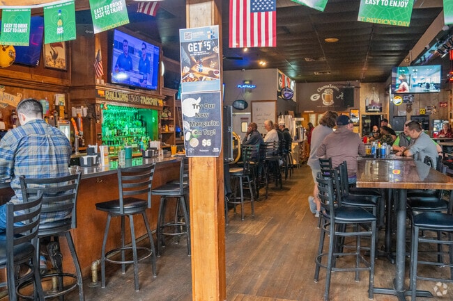 Residents in Fairplay go to Cinema Tavern for drinks and TV viewing at the bar.