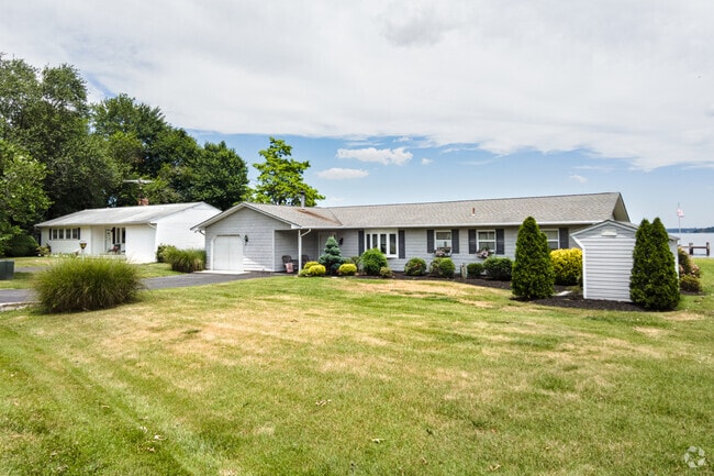 Waterfront ranch-style homes in Golden Beach offer scenic views and cozy spaces.