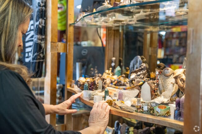 Residents nearby can shop unique items at Acworth Vintage and Vinyl Record Store.