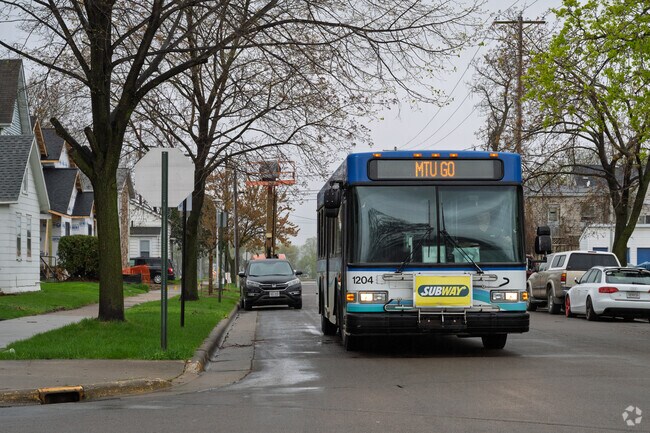 Powell Poage Hamilton residents can access La Crosse MTU bus stops throughout the neighborhood.