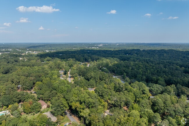Kingswood sits just to the east of downtown Athens, Georgia.