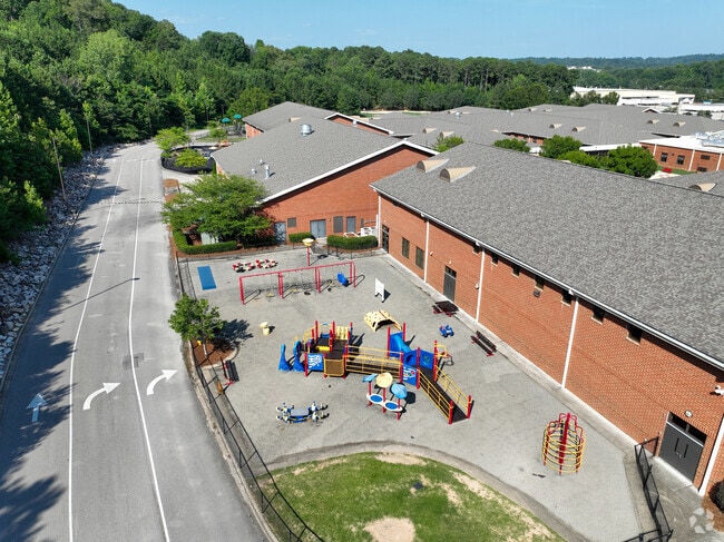 Paine Intermediate School have plenty of room to play.