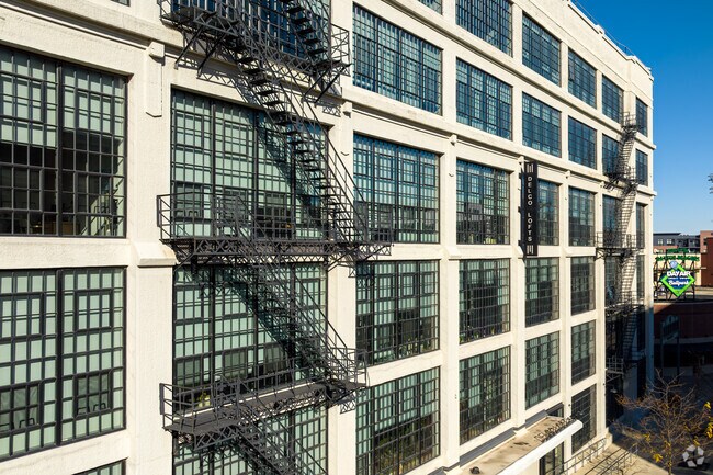 Delco Lofts gives Webster Station residents an amazing view of the Day Air Ballpark.
