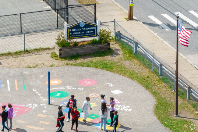 M. Virginia Cunningham Elementary School Sign
