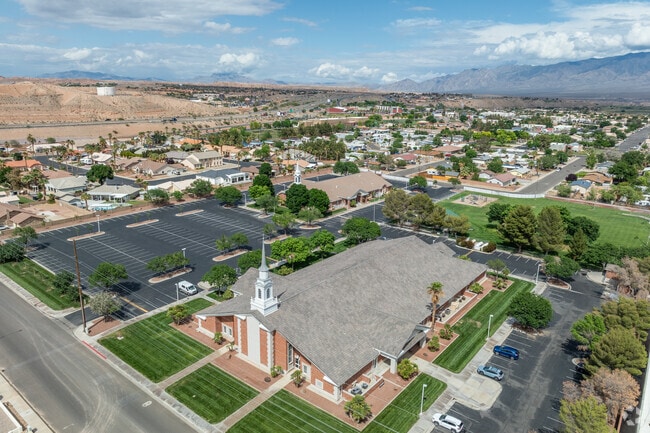 Many local places of worship can be found in Mesquite, such as The Church of Jesus Christ of Latter-day Saints.