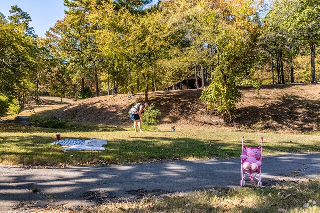 Allsopp Park has nice walking trails the whole family can enjoy.