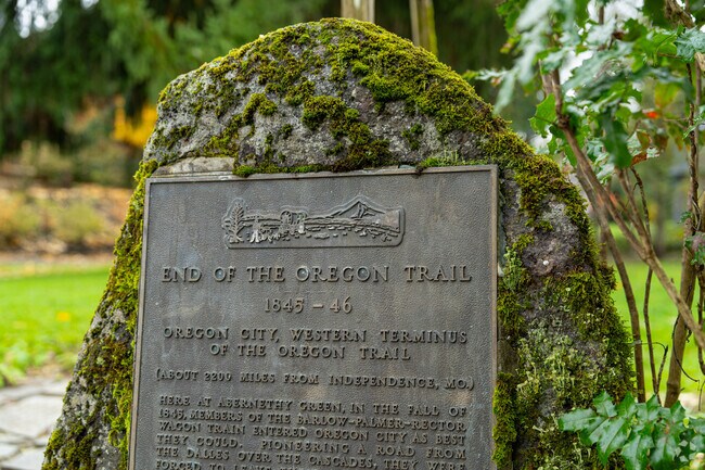 Oregon City is the end of the Oregon Trail.