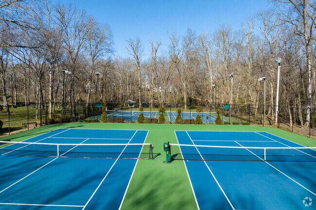 Tennis courts at Stonehaven's Sardis Swim & Racquet Club