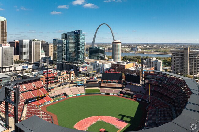 Cheer on the Cardinals in a baseball Game at Busch Stadium.
