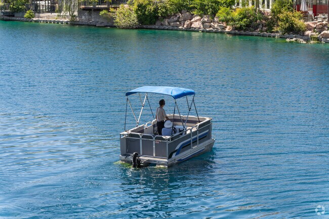 Desert Shore residents love to take their boats on the lake during weekends.