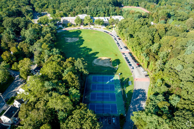 Port Jefferson Middle School is located right next to Earl L Vandermeulen High School.