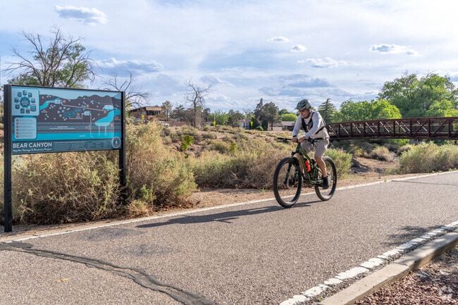 Biking enthusiasts love the easy access to trails from the Northridge neighborhood.