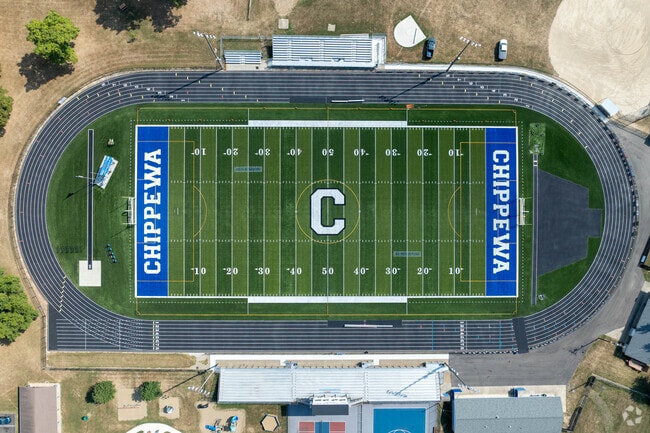 Residents of Doylestown cheer on their hometown team, the Chipps.