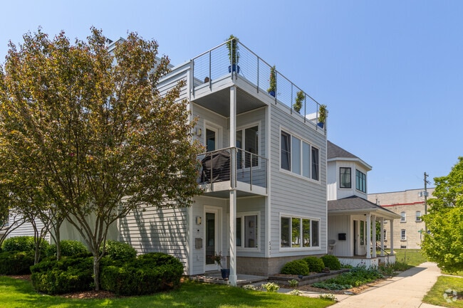 Condos are highly sought residences in Slabtown for their amenities and proximity to the water.