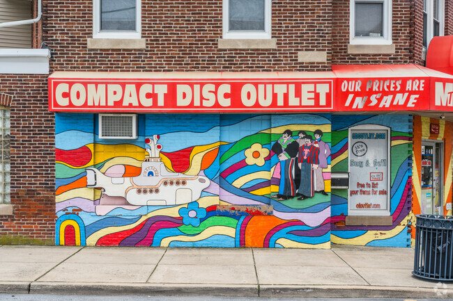 Captivated by the intricate details of Norwood's Brick and Mortar artistry.