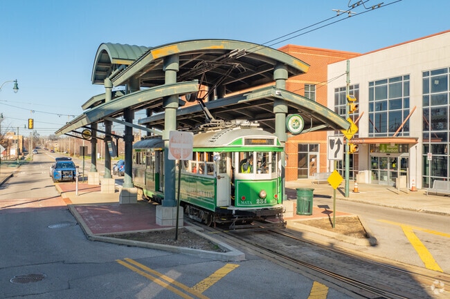 The Downtown Memphis Trolley runs north into Uptown Memphis.