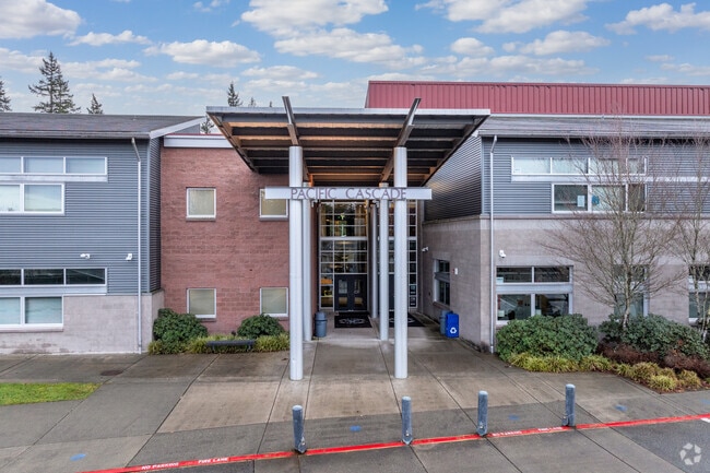 Pacific Cascade Middle School entrance.