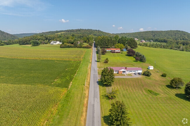 Rural Muncy landscapes create large property lines for homeowners.