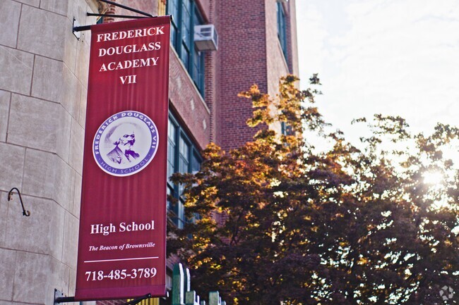Teachers Preparatory High School shares a campus with Frederick Douglass Academy VII.