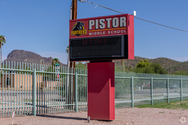 Pistor Middle School is located off of Cardinal Avenue.