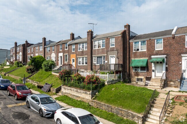 Rowhomes make up the majority of the housing that is available in Millbourne.