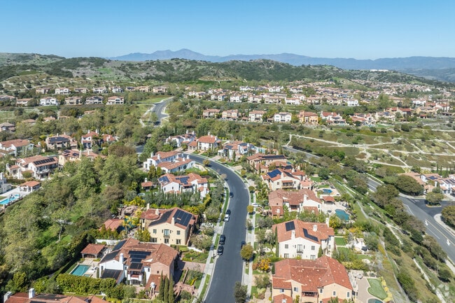 Talega is situated in the scenic hills of San Clemente, with many homes perched along the ridges for stunning views.