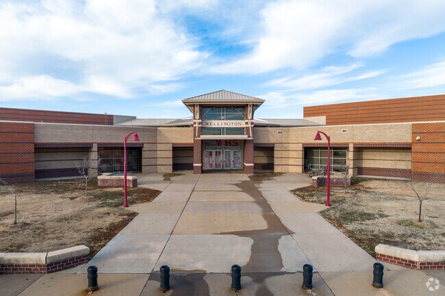 After middle school, kids have the option to attend Wellington High School.