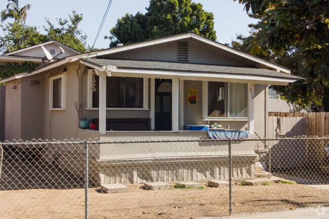 Bungalow style home in Lower West, Santa Barbara, CA.