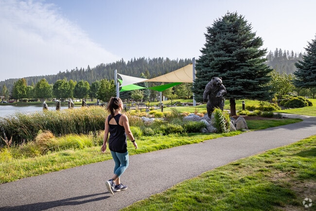 Get your steps in on one of many paved walking paths in the Ramsey Woodland area.