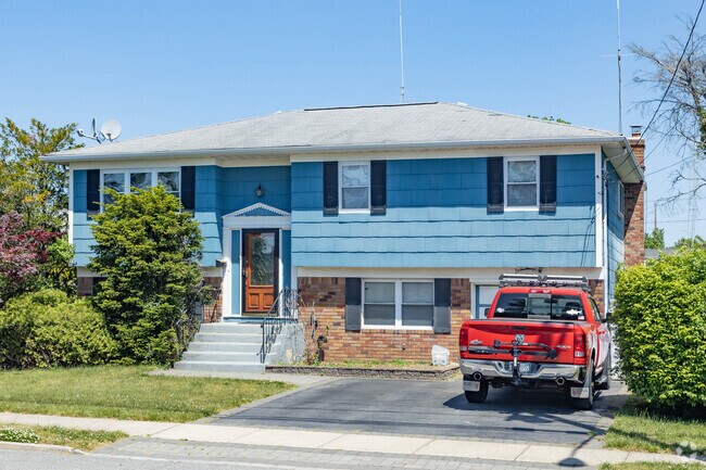 Brightly painted homes add character to West Babylon neighborhoods.