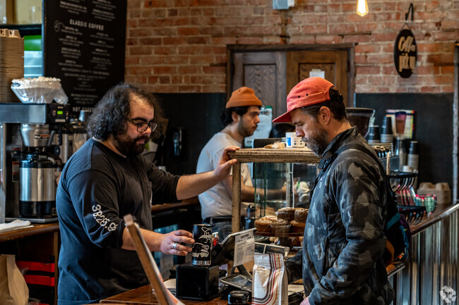 Congregation is the local gathering spot for coffee & brunch.