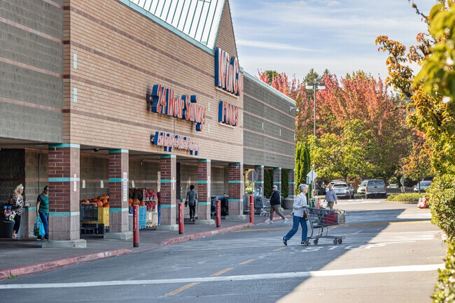 The Timberhill Shopping Center in Northwest Corvallis is a strip mall with lots of retail.