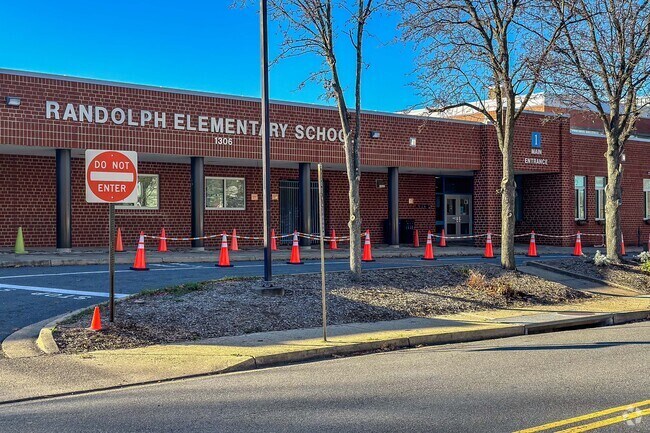 Front of Randolph Elementary School