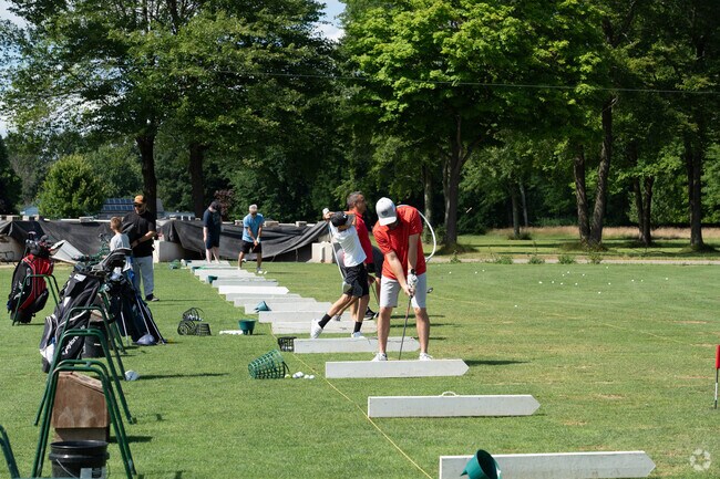 Golfers can work on their slice at Parto's Gold Learning Center in McGuffey Heights.